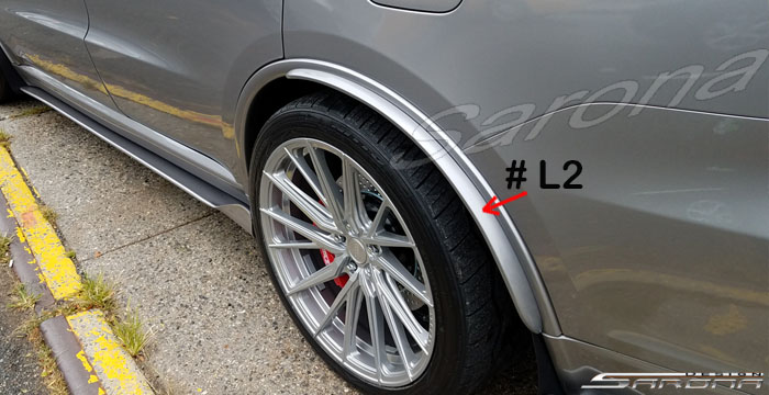 Custom Dodge Durango  SUV/SAV/Crossover Fender Flares (2011 - 2025) - $299.00 (Part #DG-006-FF)